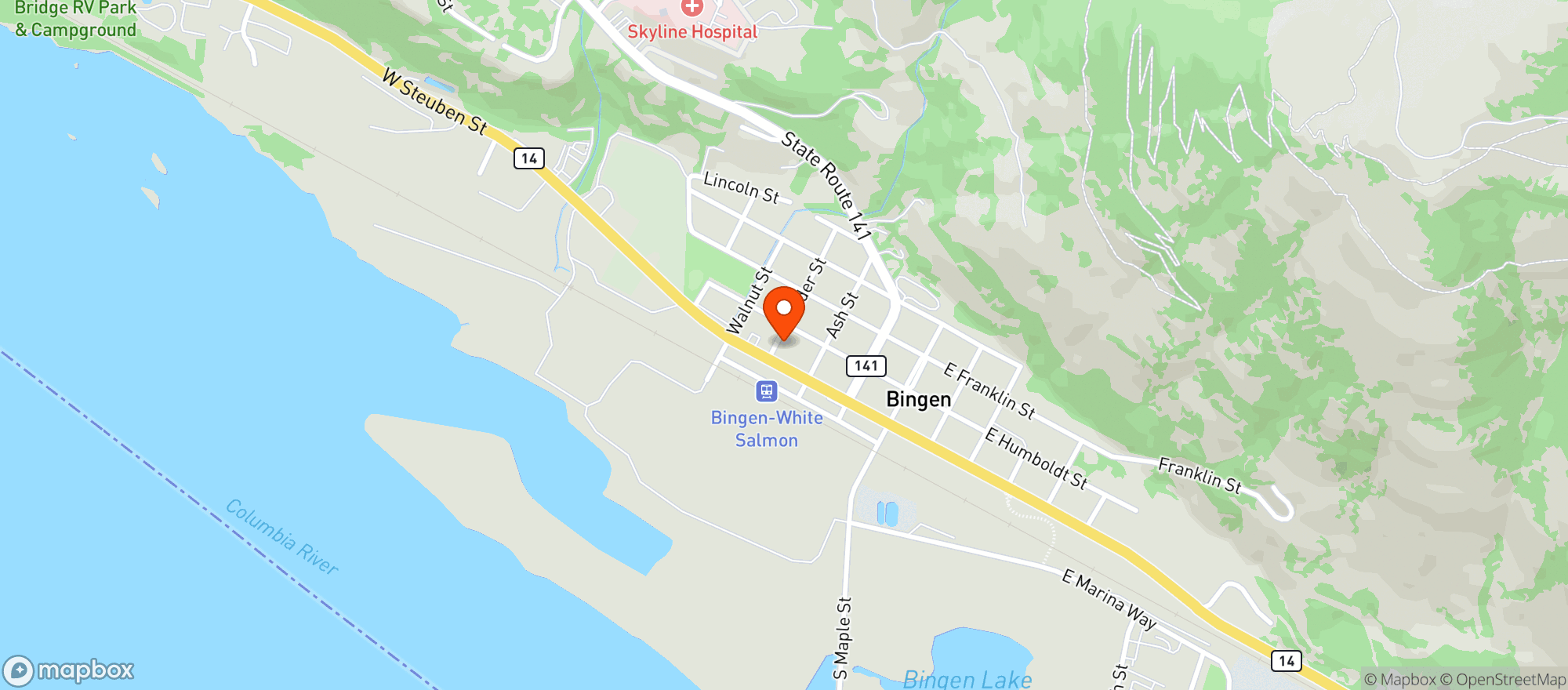 Map showing Sun Sun