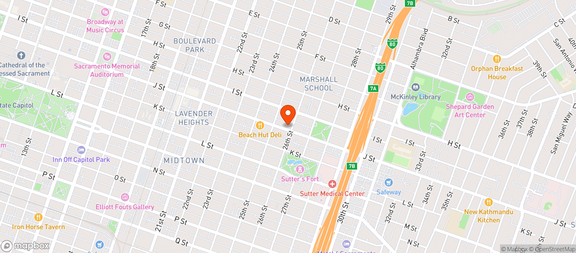 Map showing Good Bottle
