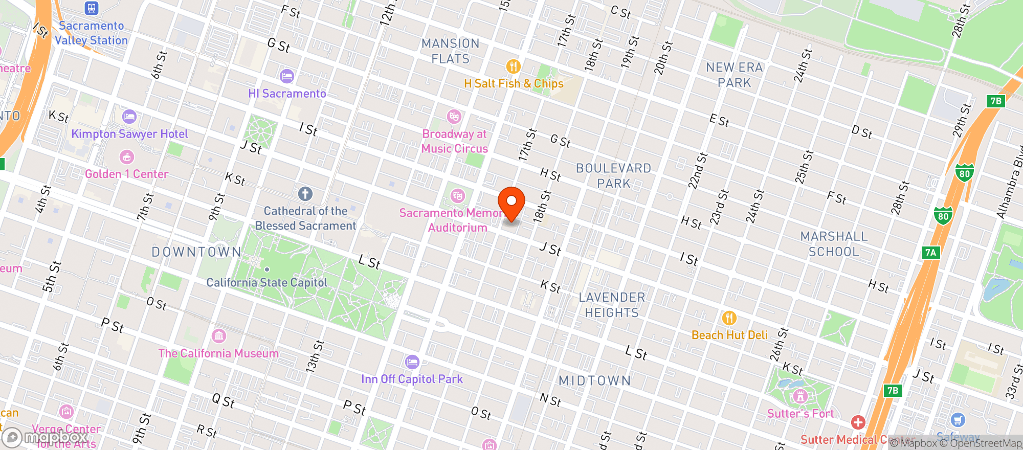 Map showing Target Store #3384