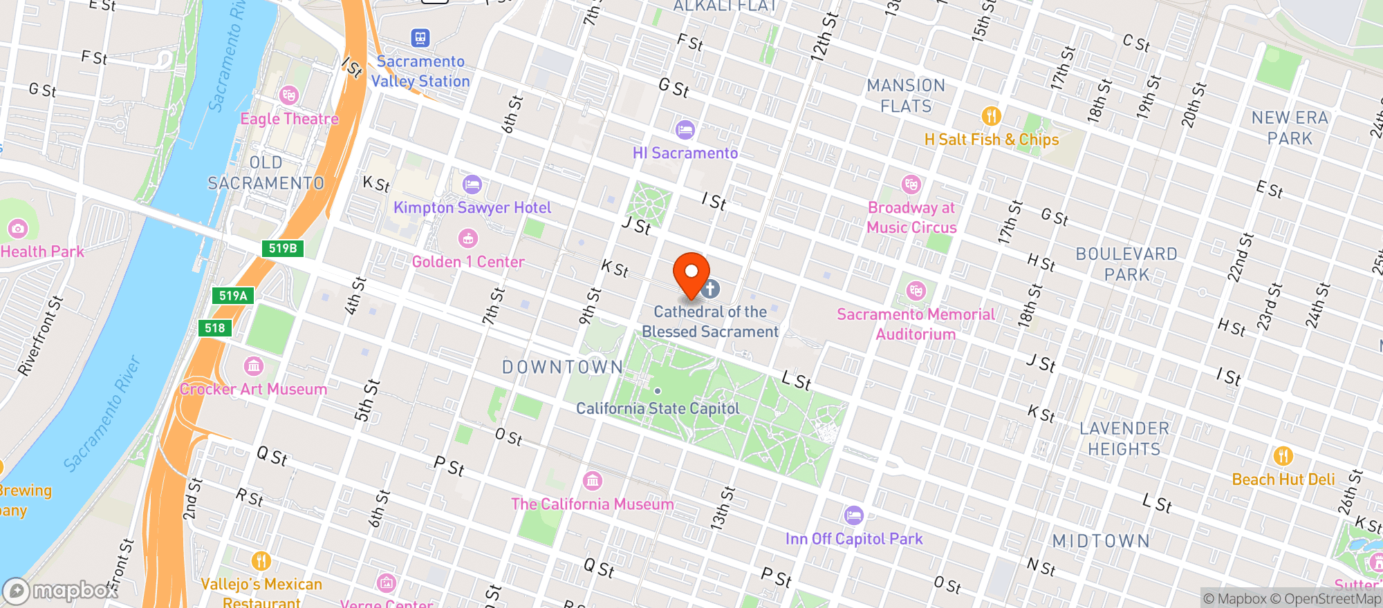 Map showing Good Bottle