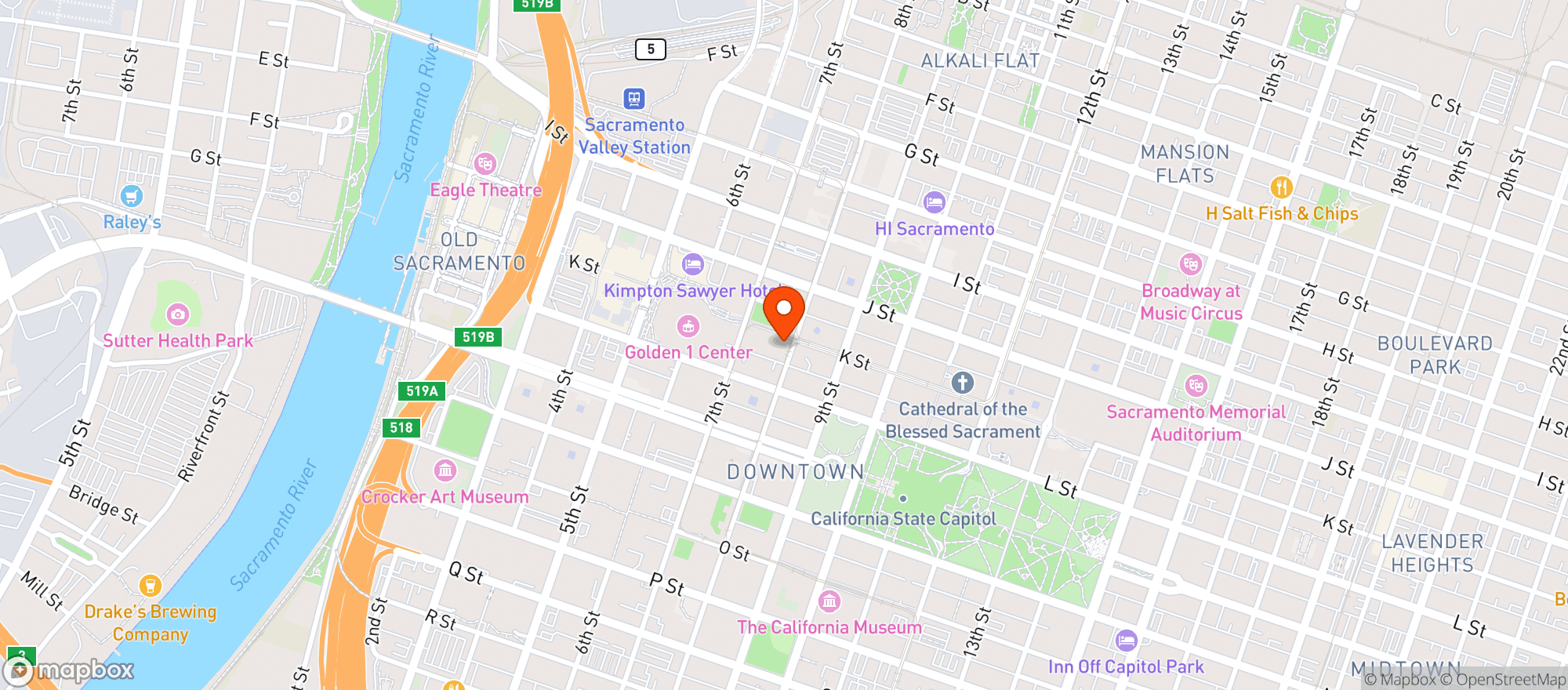 Map showing Chandos Cantina Zazon Del Mar