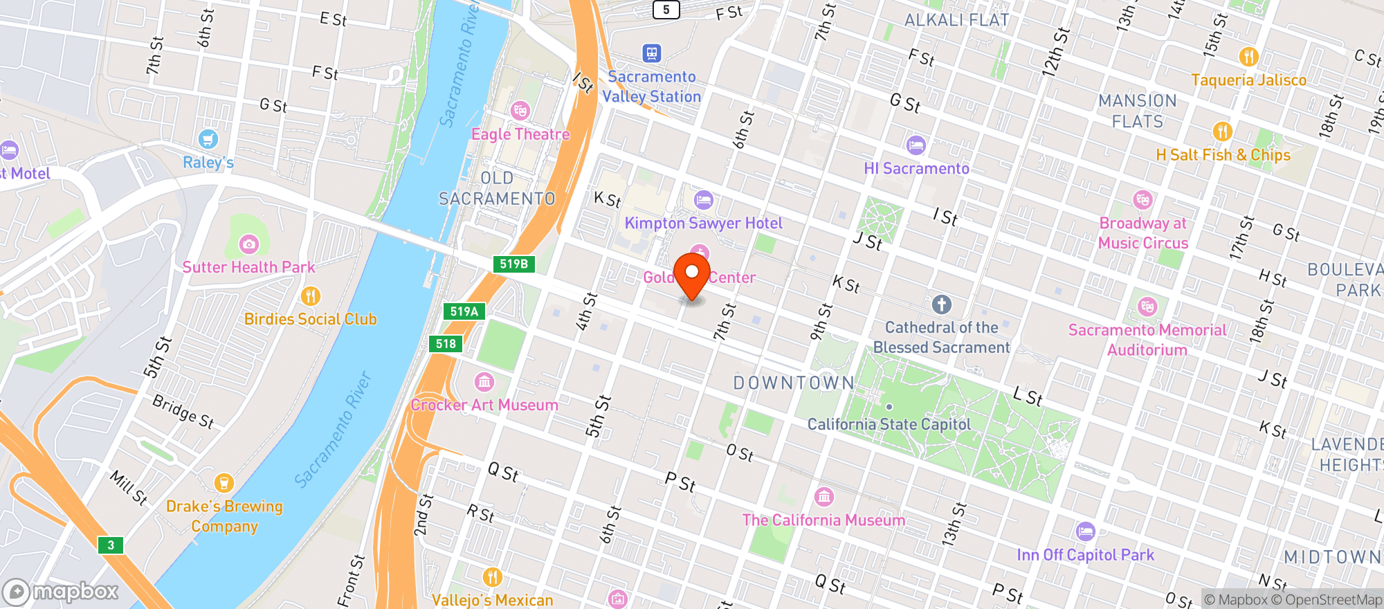 Map showing Lucid Au