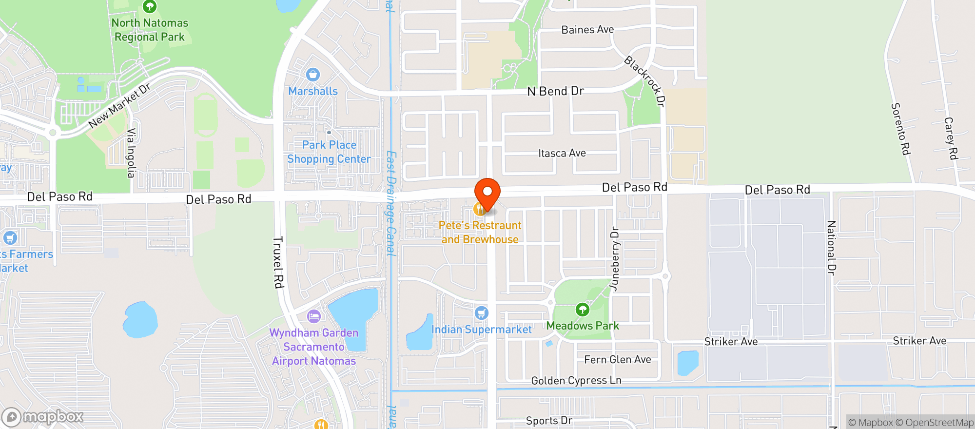 Map showing Frends Brewhouse
