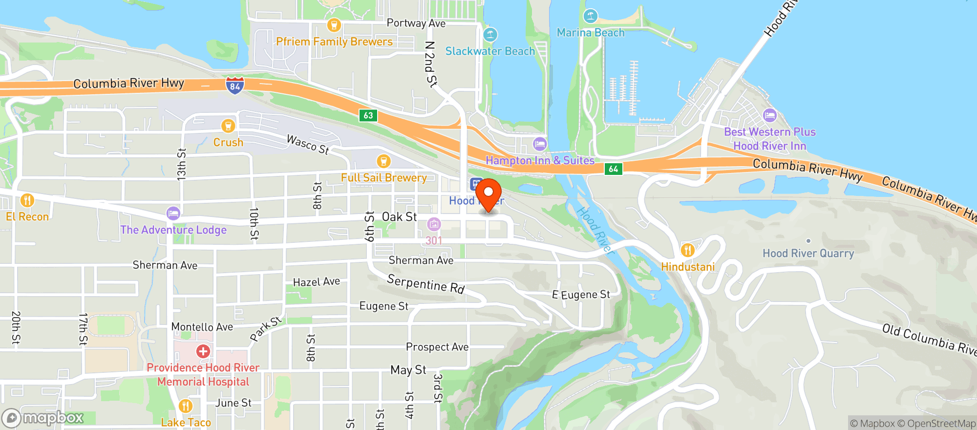 Map showing Broder Ost