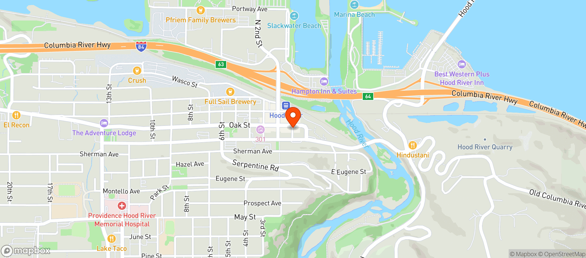 Map showing Arome