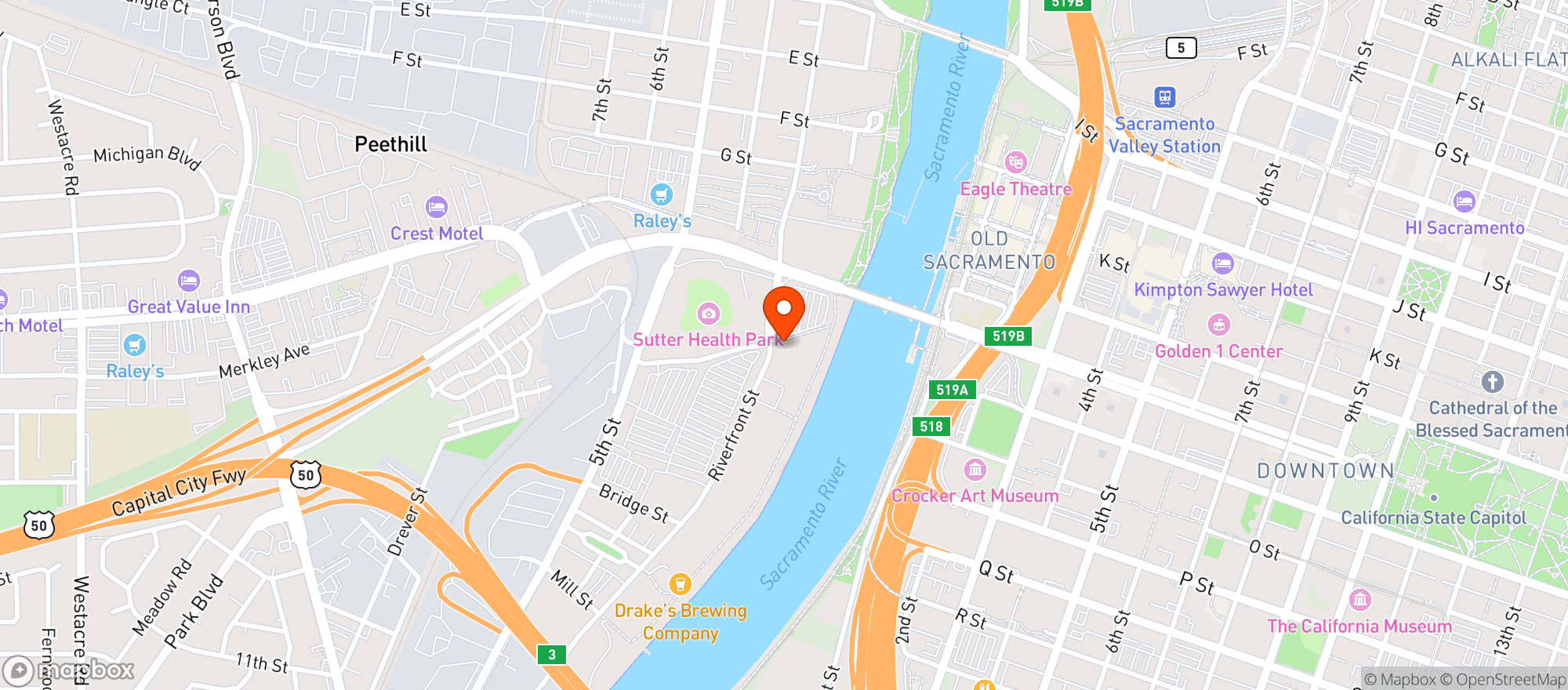 Map showing Birdies Social Club #0