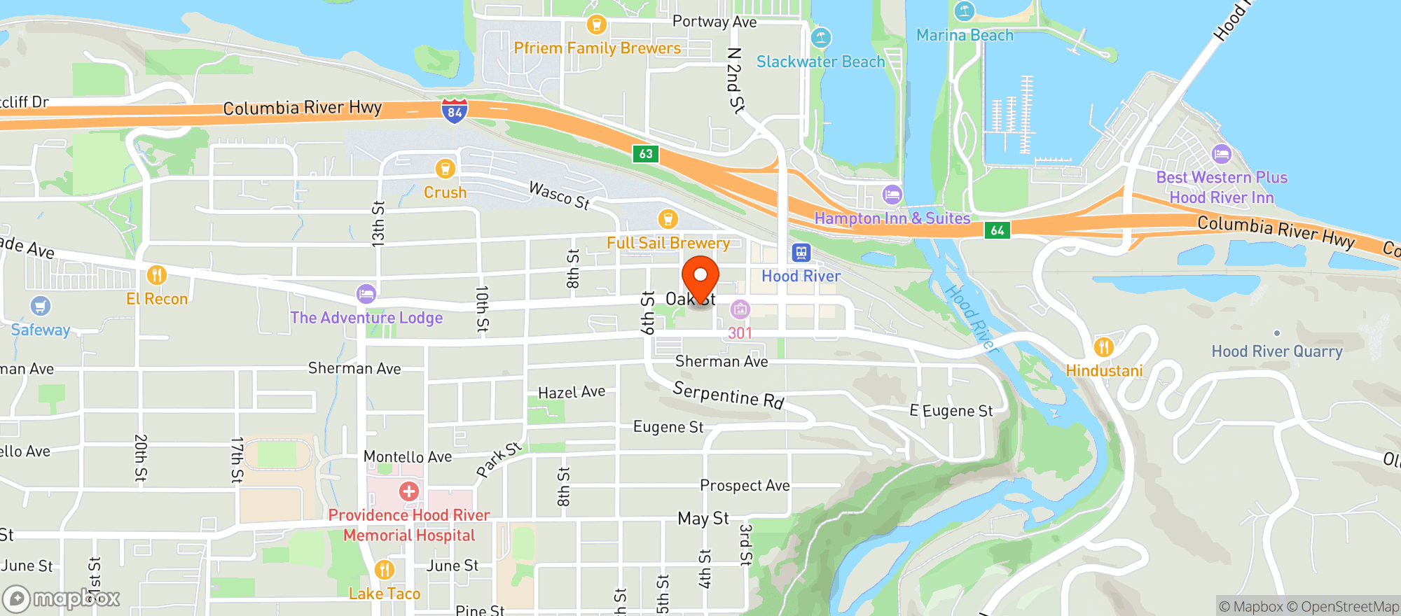 Map showing Passport Exchange