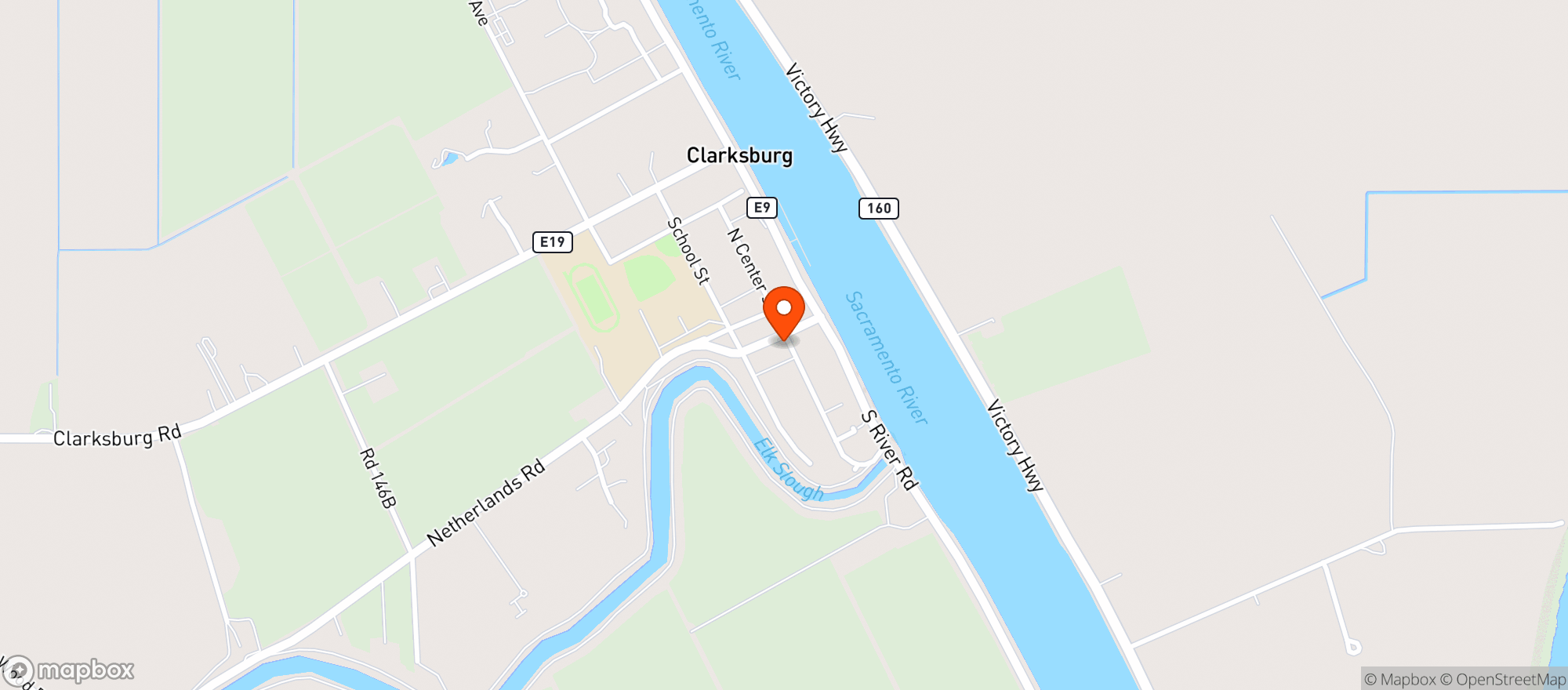 Map showing Holland Market