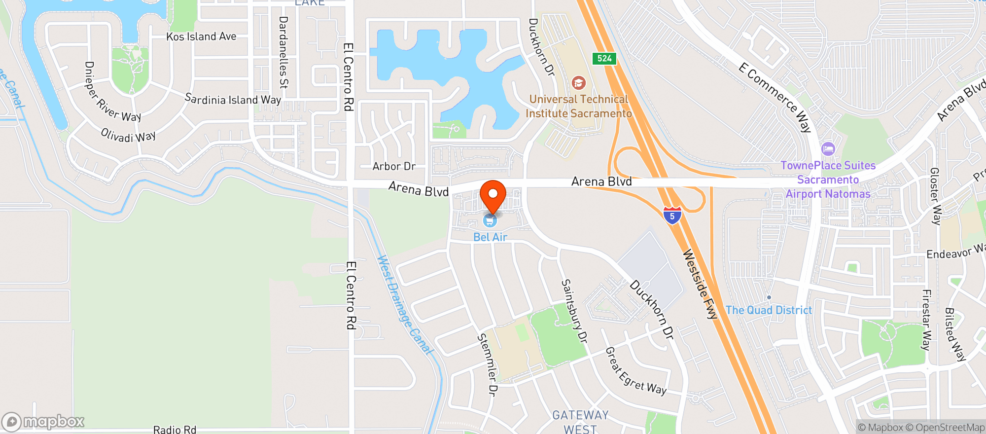 Map showing Raley's 528