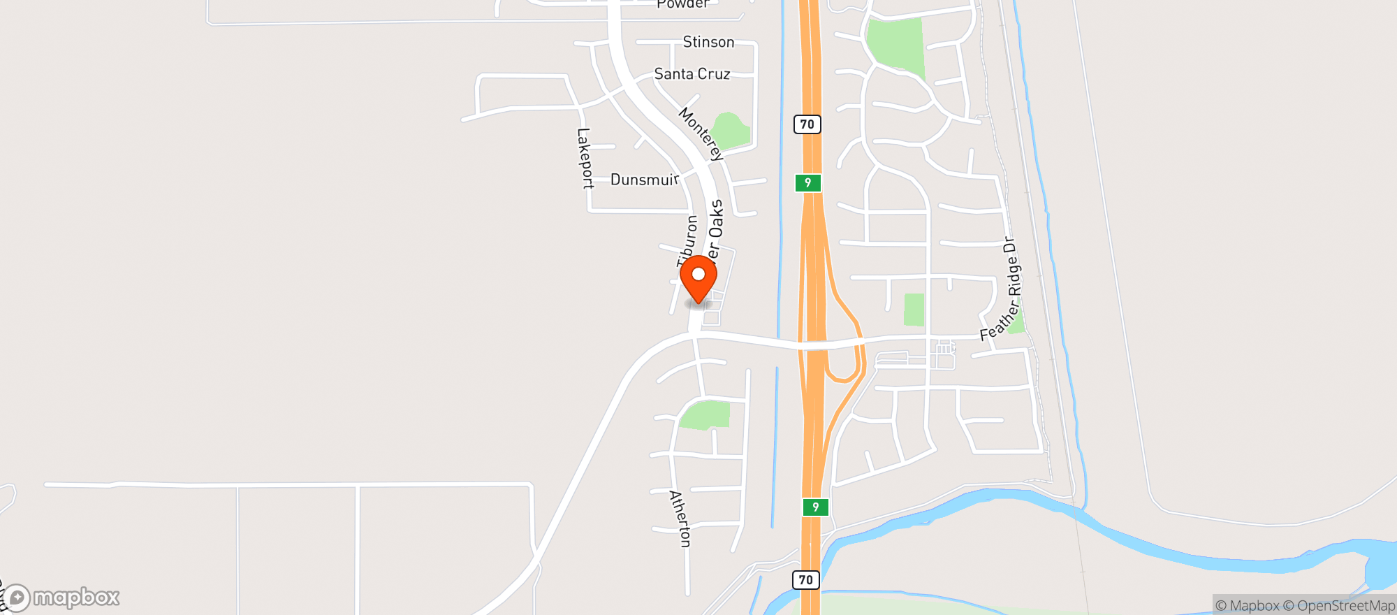 Map showing Plumas Stop N Shop