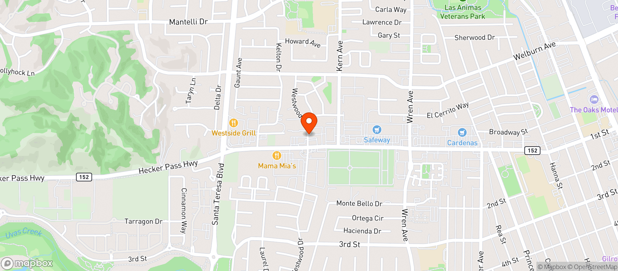 Map showing Garlic City Liquors