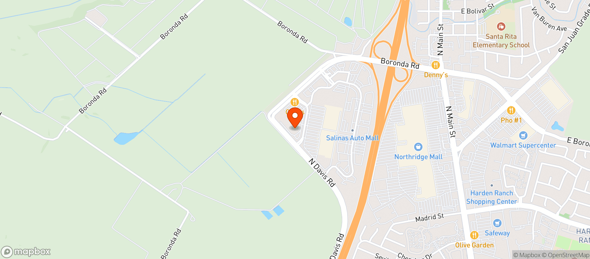Map showing BevMo