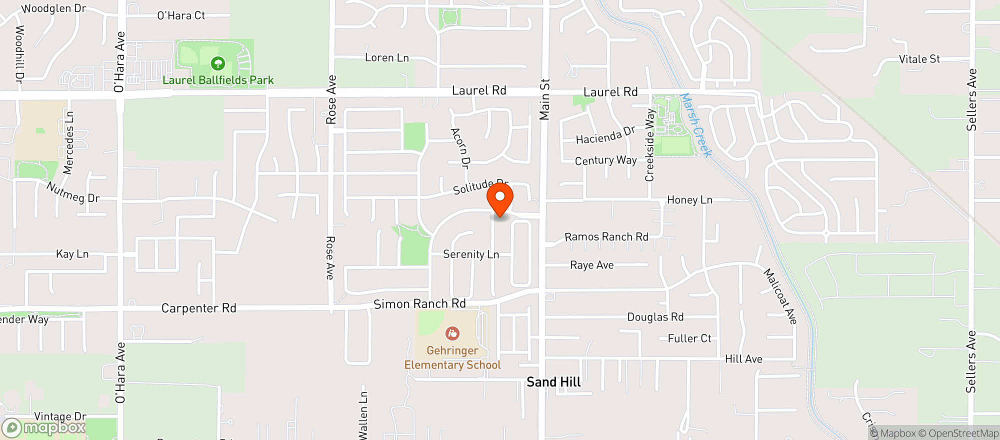 Map showing HOP ASYLUM INC.
