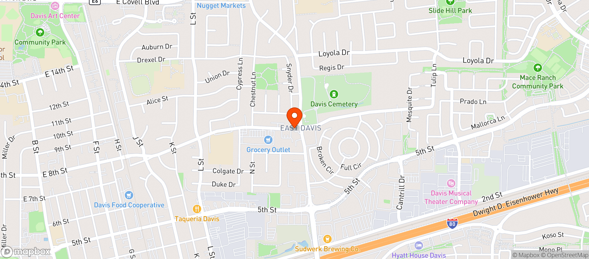 Map showing Bros Liquor