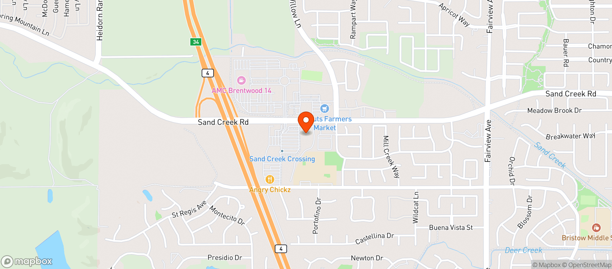 Map showing Raleys