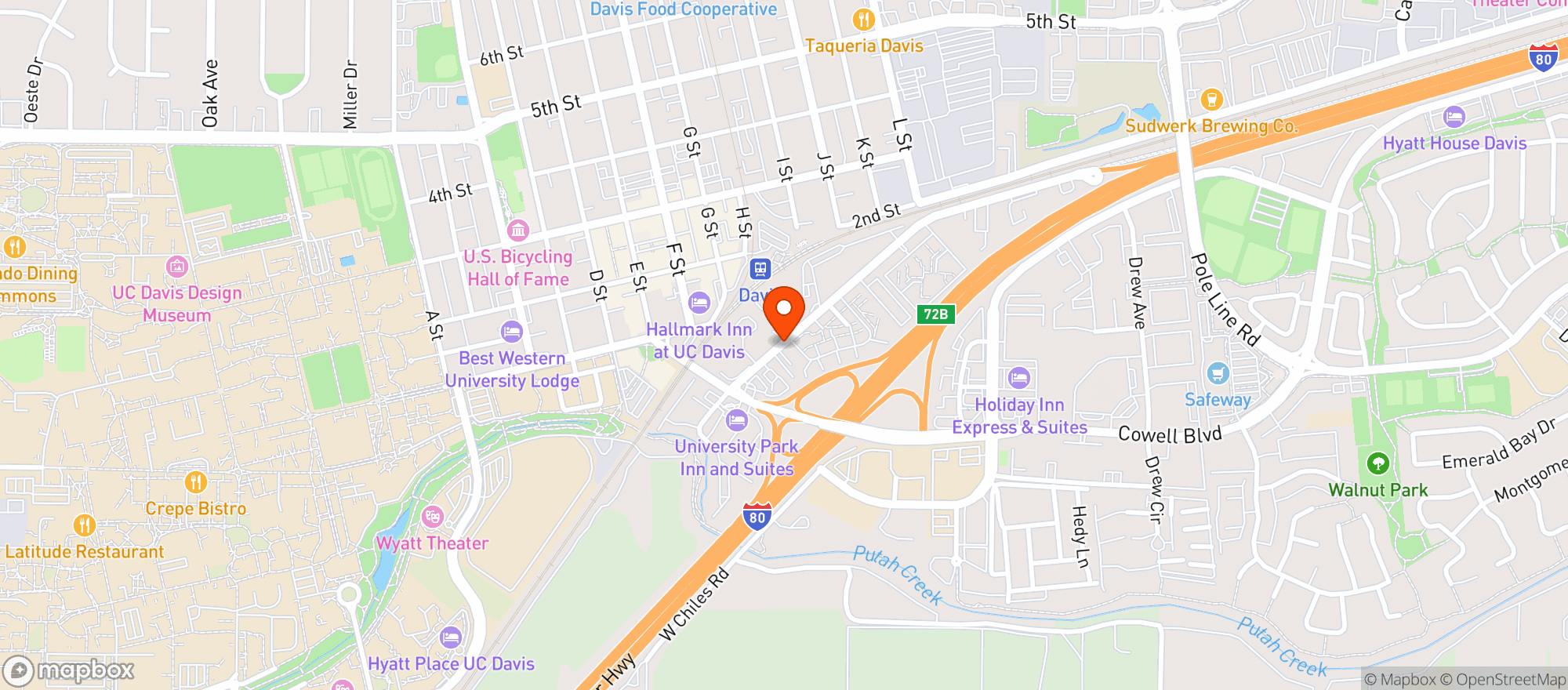 Map showing Bros Liquor