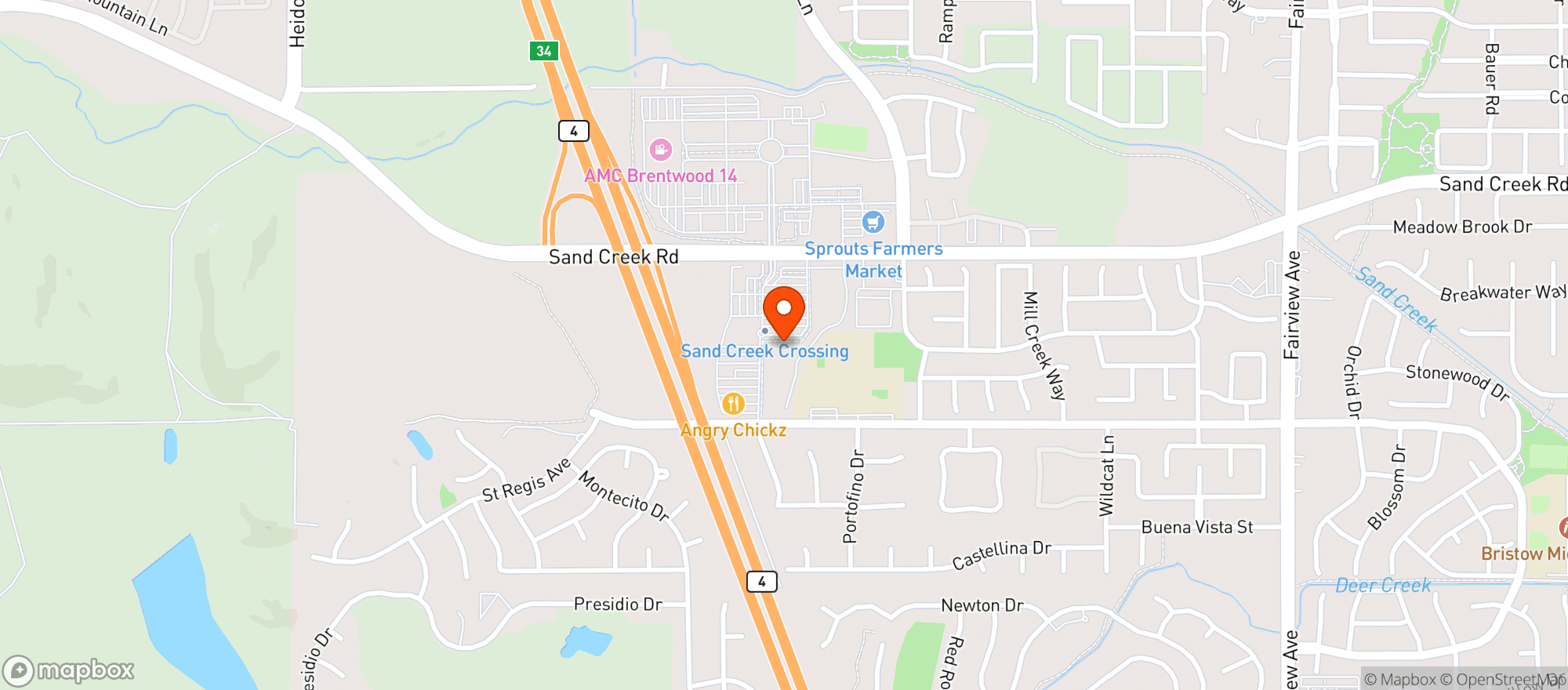 Map showing Gnc