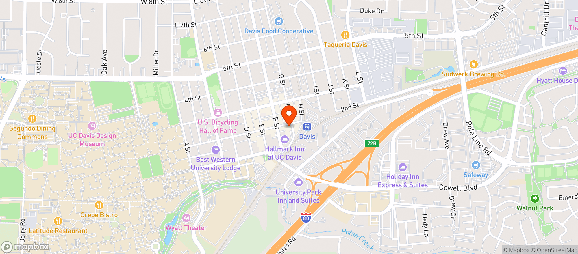 Map showing Froggys