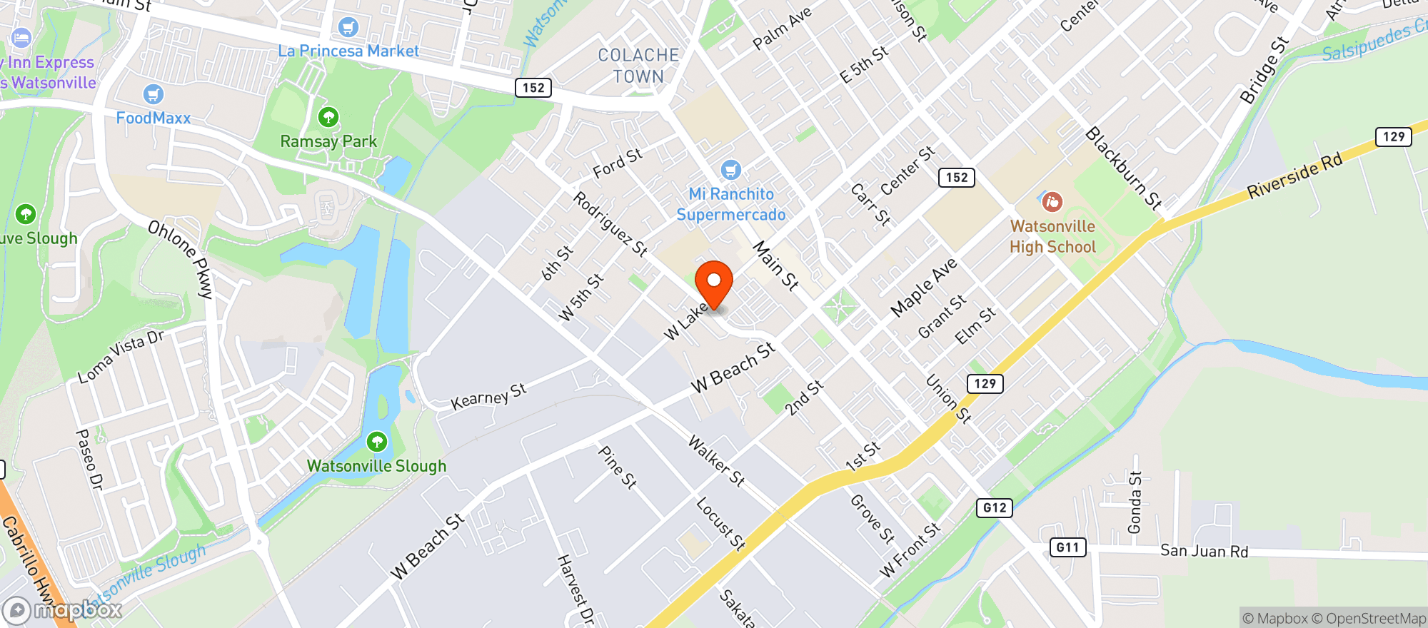 Map showing Cvs Pharmacy