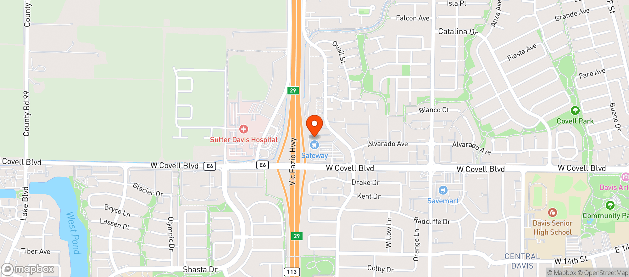 Map showing Cvs Pharmacy