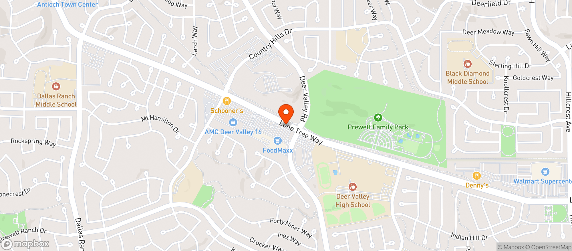 Map showing Food Maxx