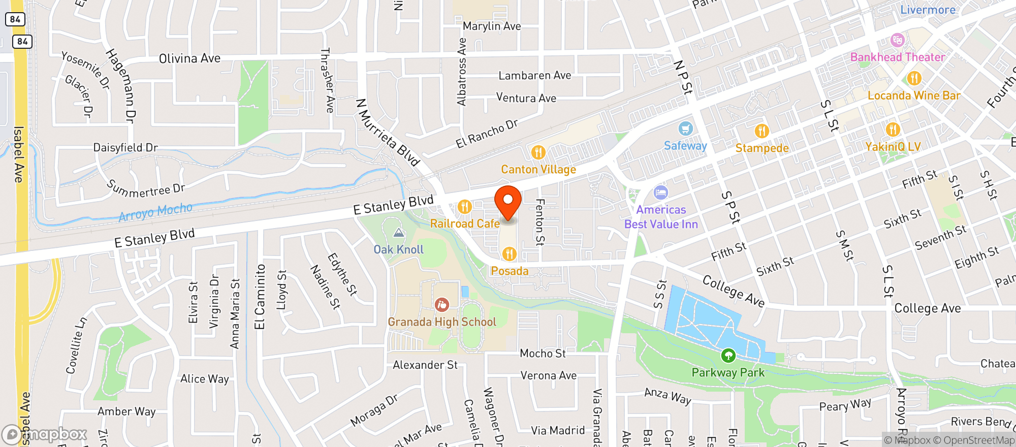 Map showing Raleys -Nob Hill (Livermore) - 002500631
