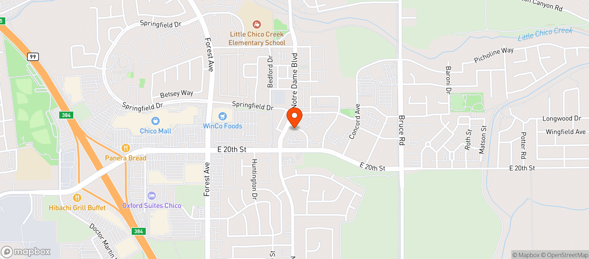 Map showing BAPA's Market - 00100027387
