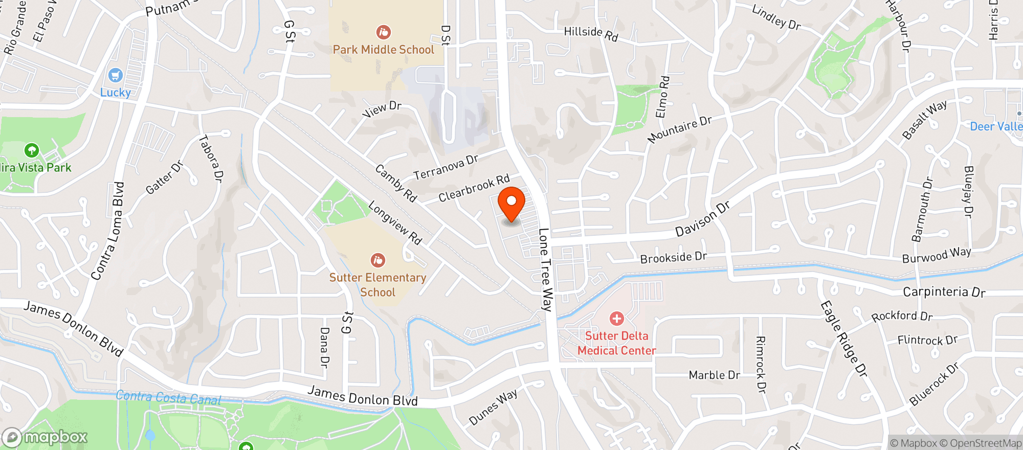 Map showing Raleys (Antioch) - 002500333