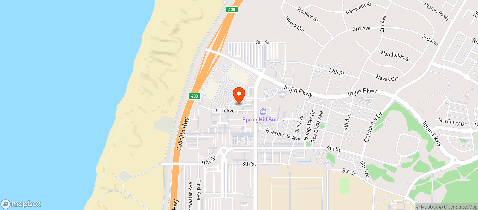 Map showing Dametra Fresh