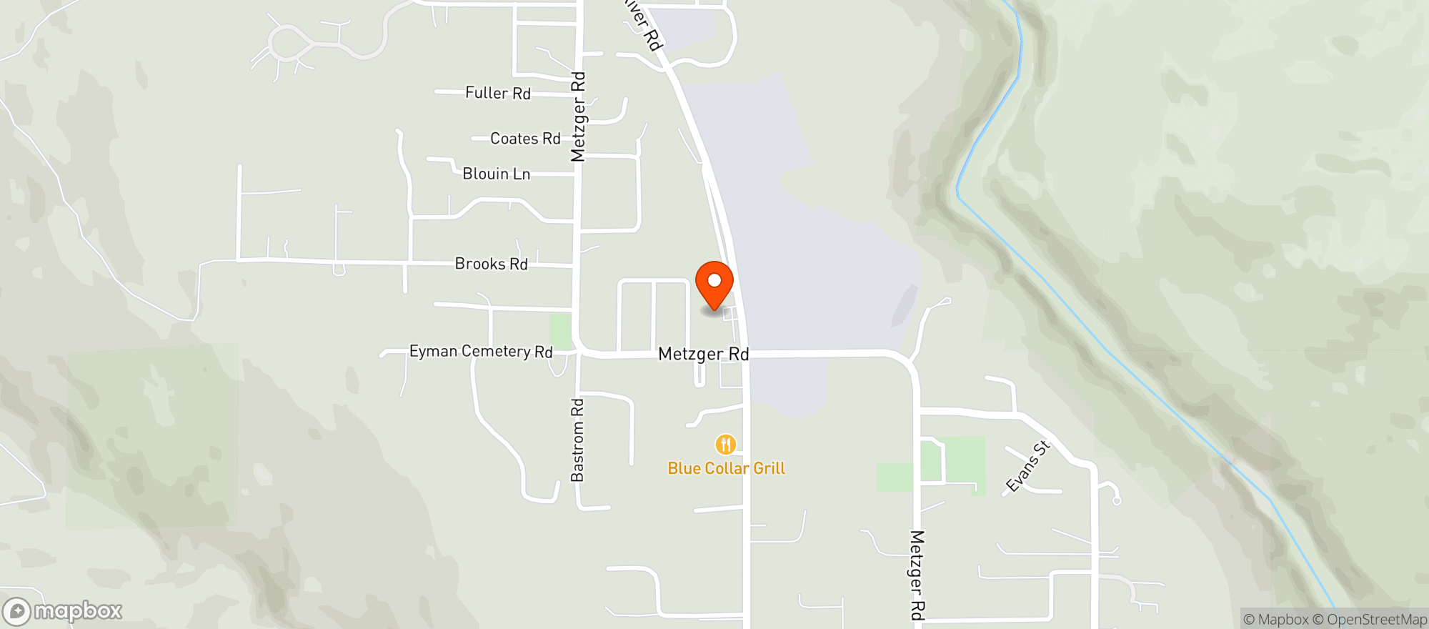 Map showing Wind River Market