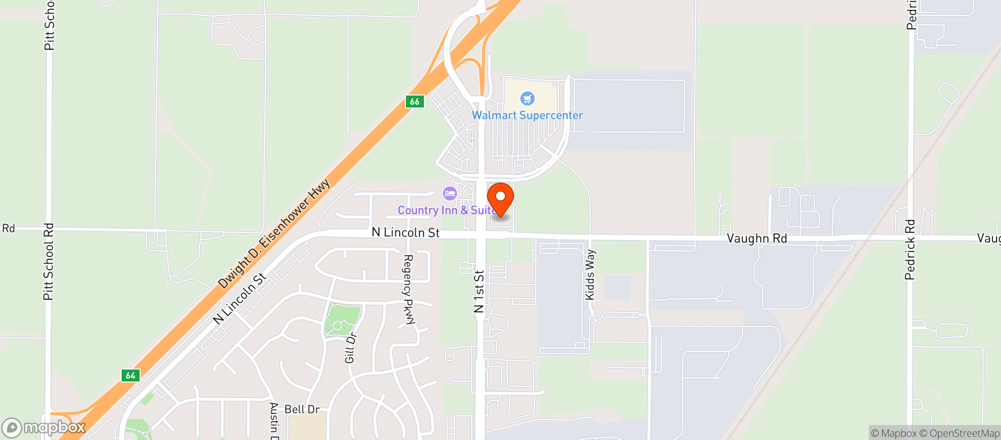 Map showing Grocery Outlet
