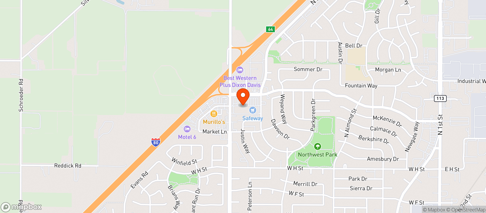 Map showing Grewal Discount Liquor