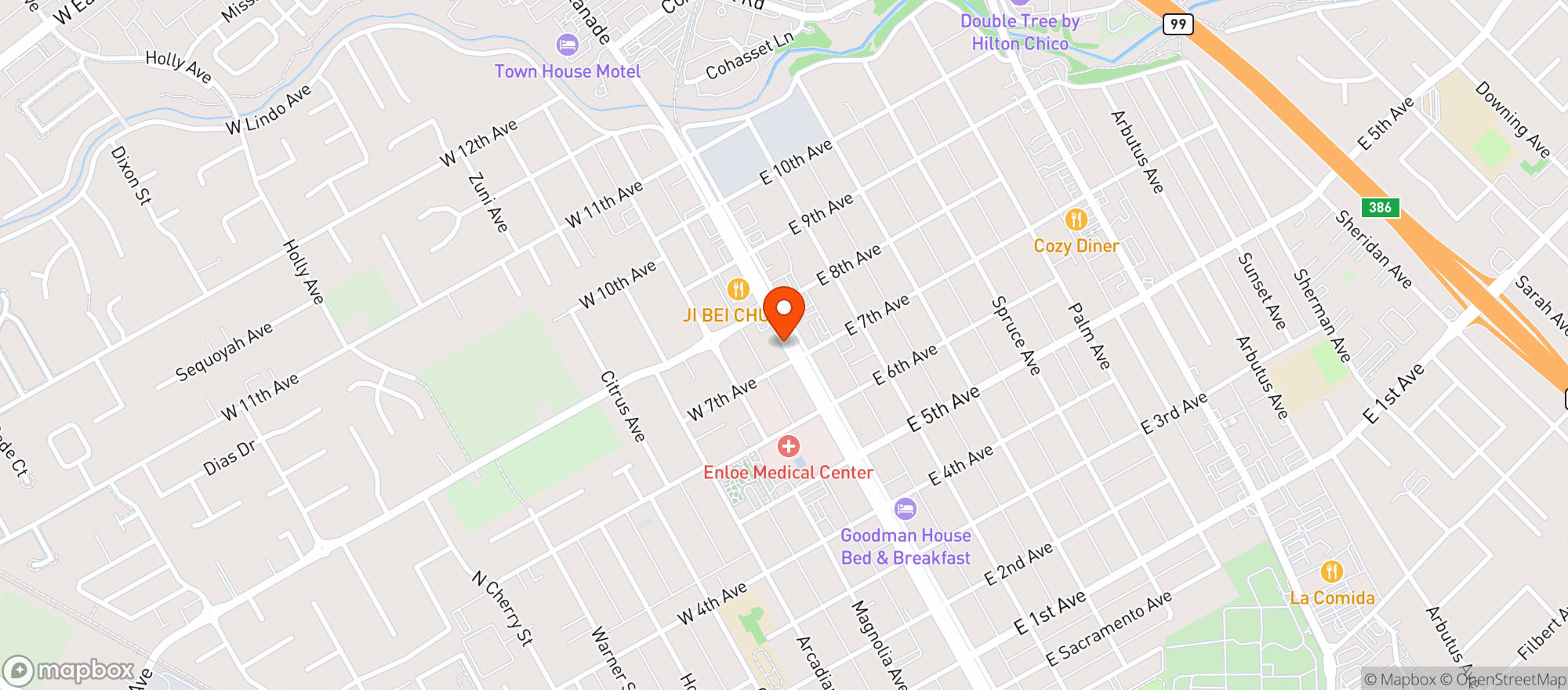 Map showing Nashs