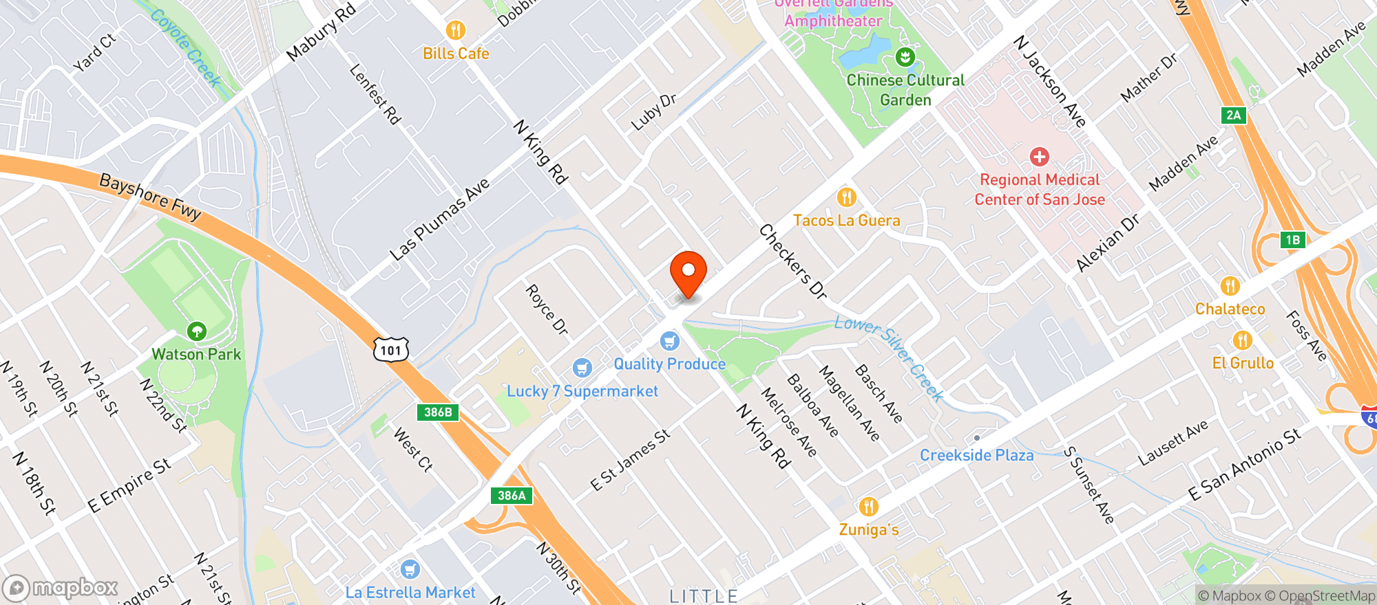 Map showing Countryside Liquors