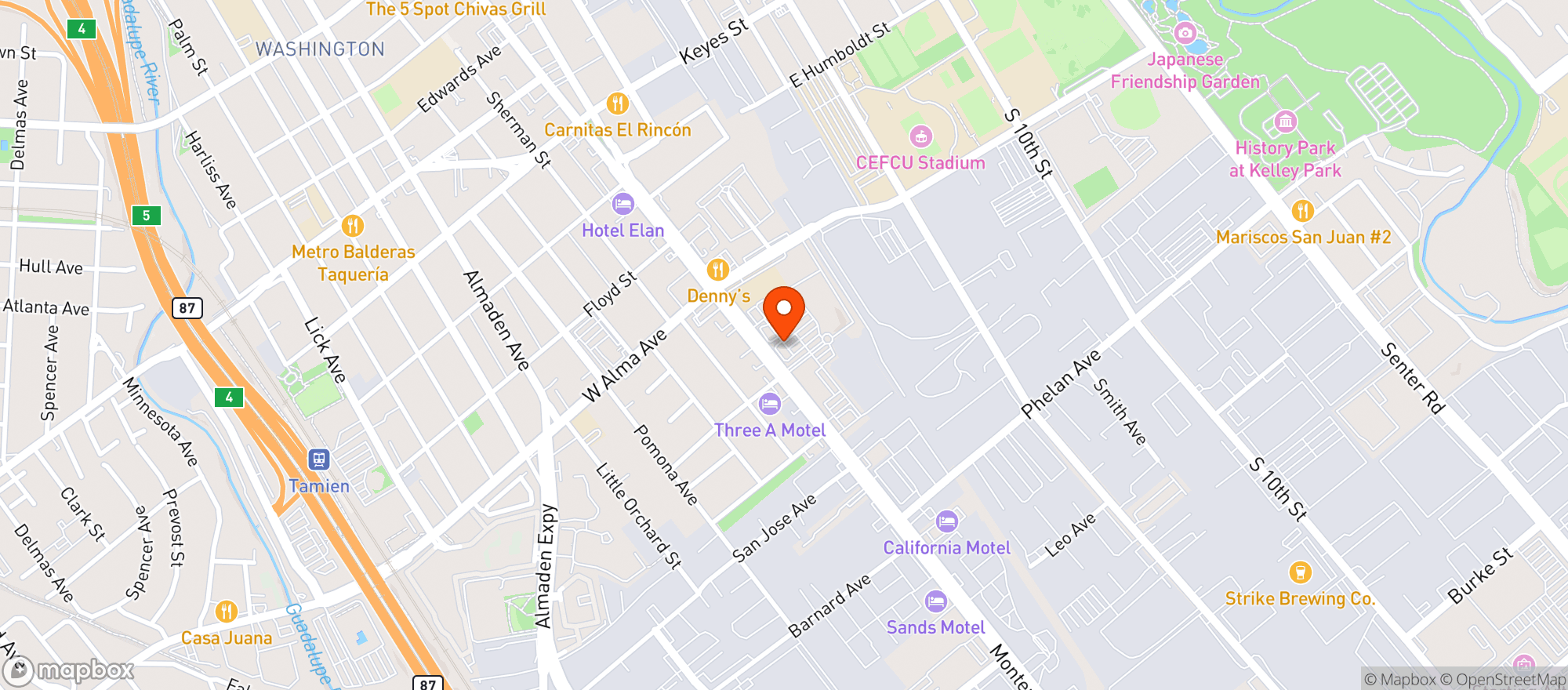 Map showing Walmart Neighborhood Market