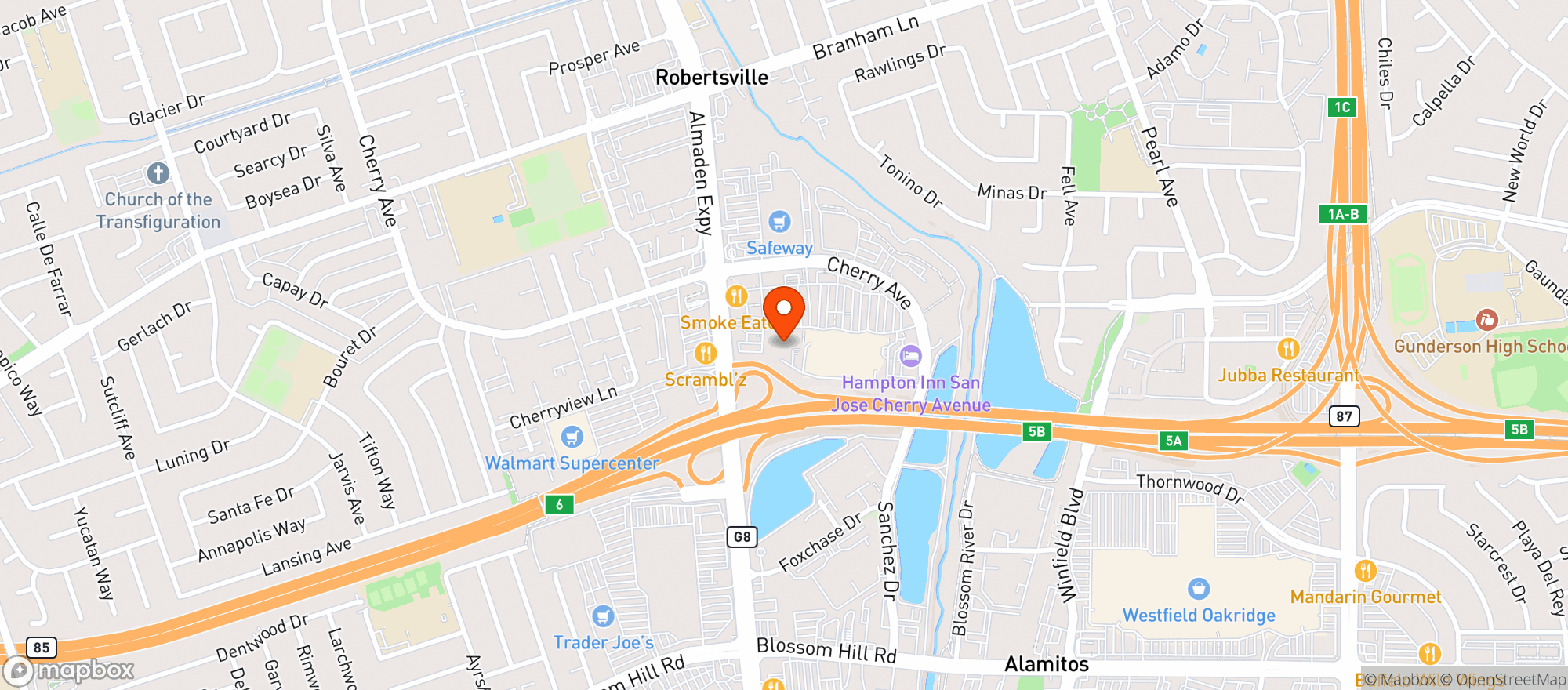 Map showing Total Wine