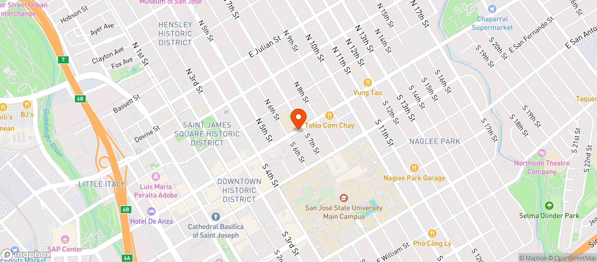 Map showing Grocery Outlet Bargain Market