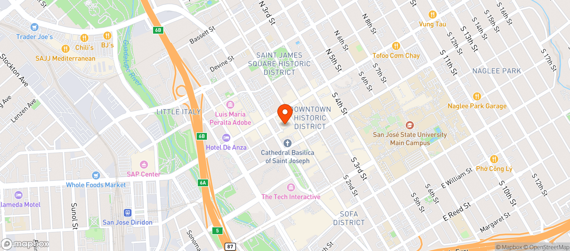 Map showing Macs Club