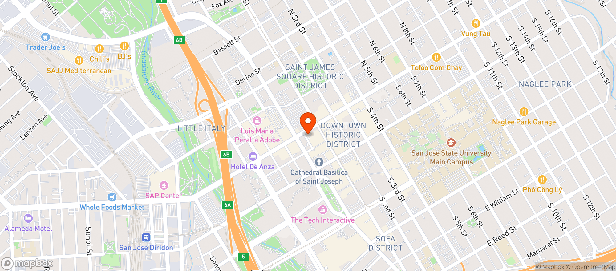 Map showing Purple Lotus Patient Center - Downtown