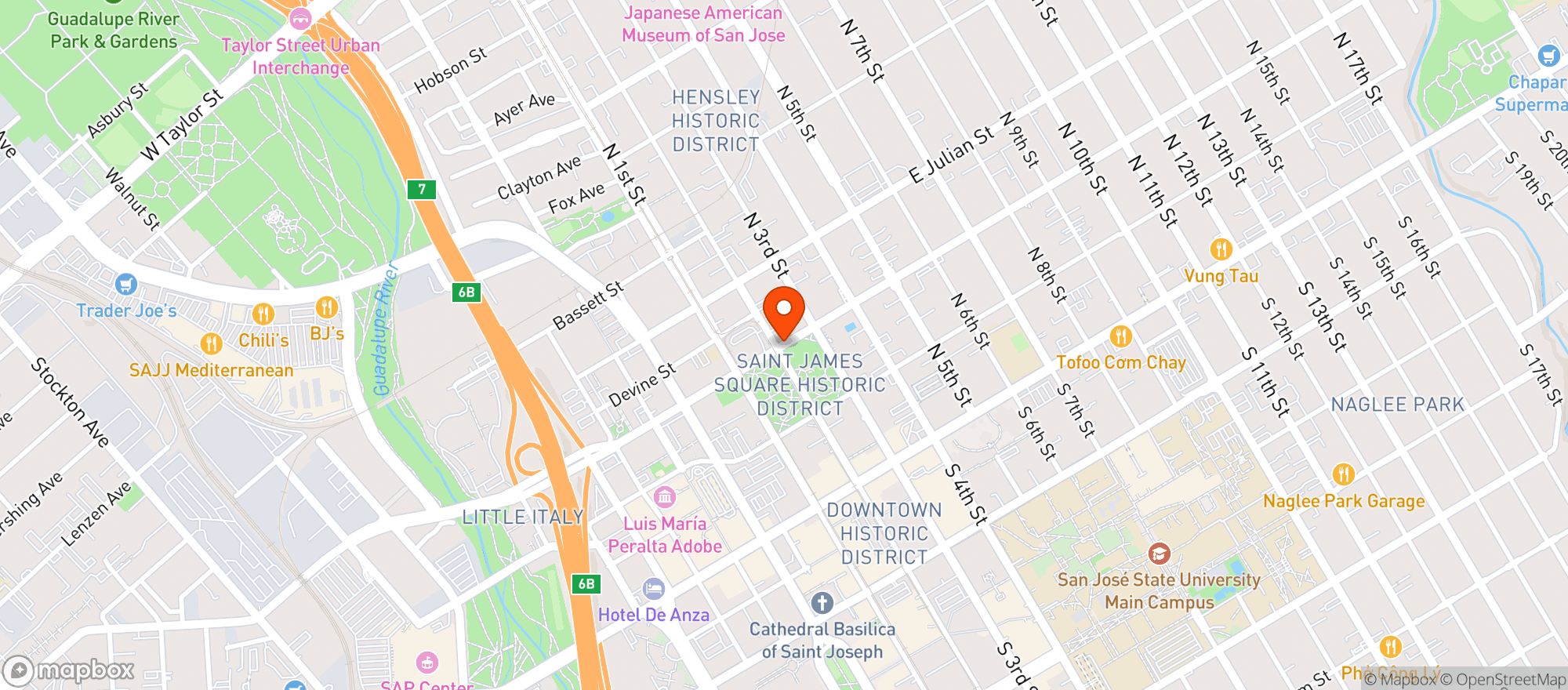 Map showing St Claire Club