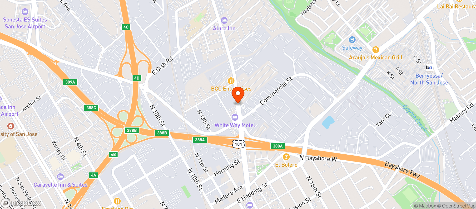 Map showing Rotten Robbie