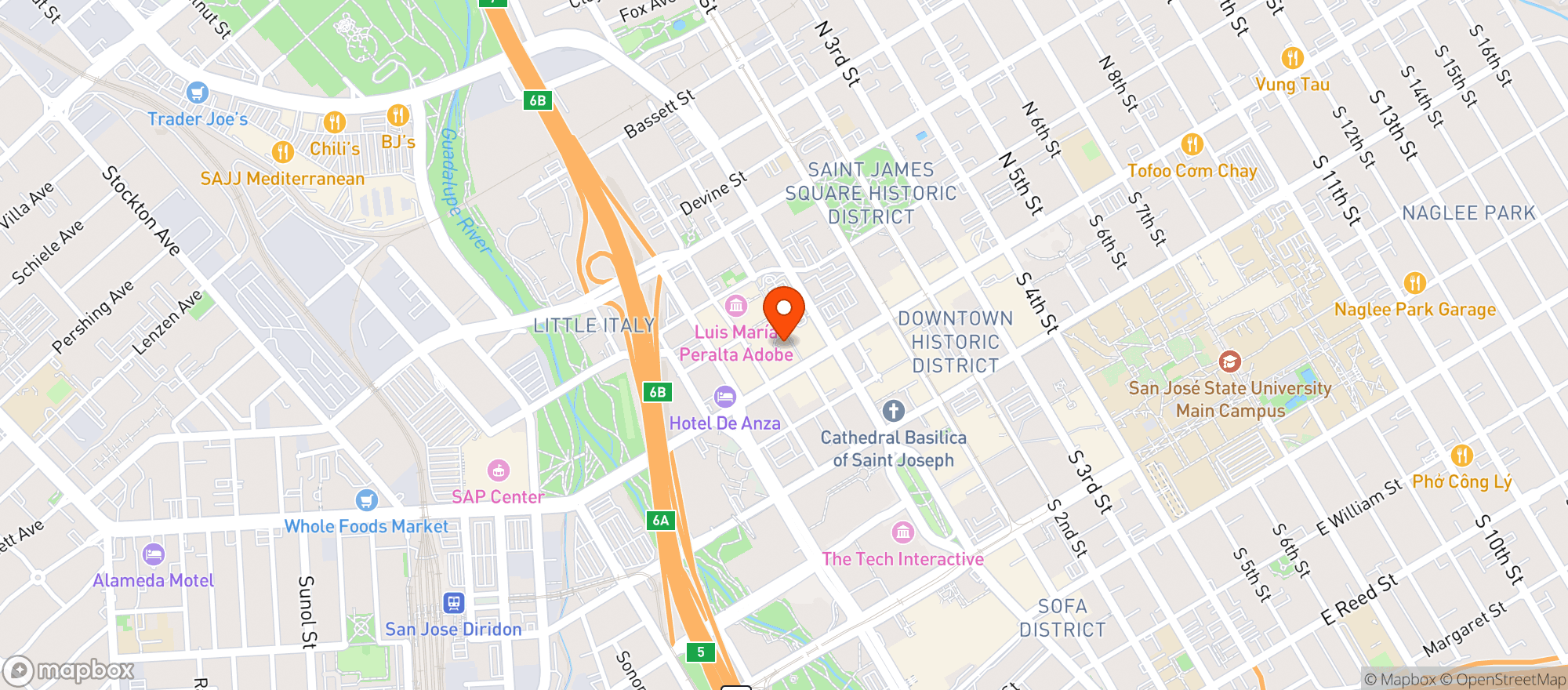 Map showing O Flahertys