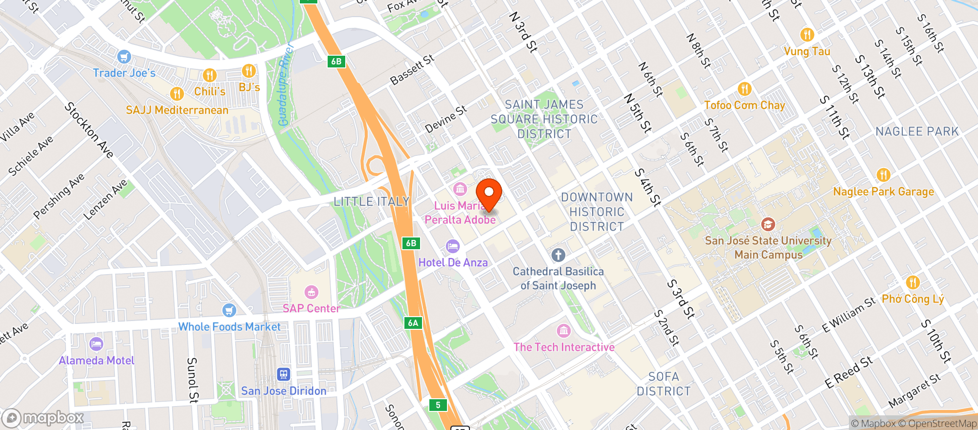 Map showing Dr. Funk