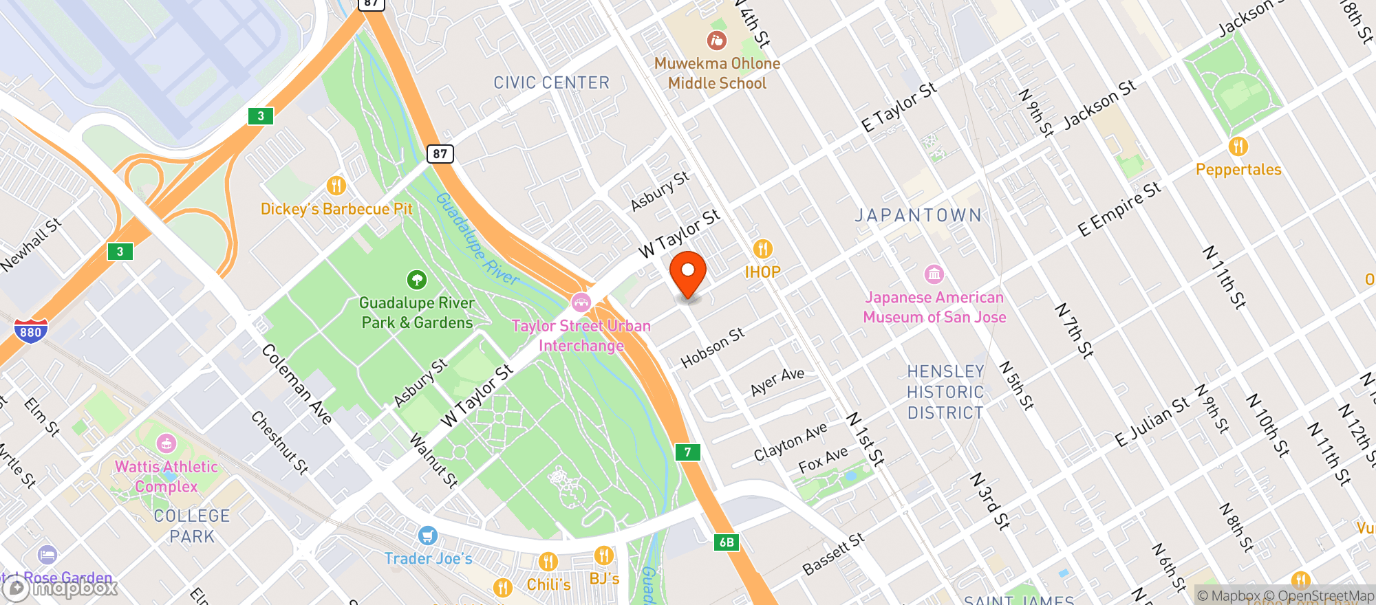Map showing Gurus Market