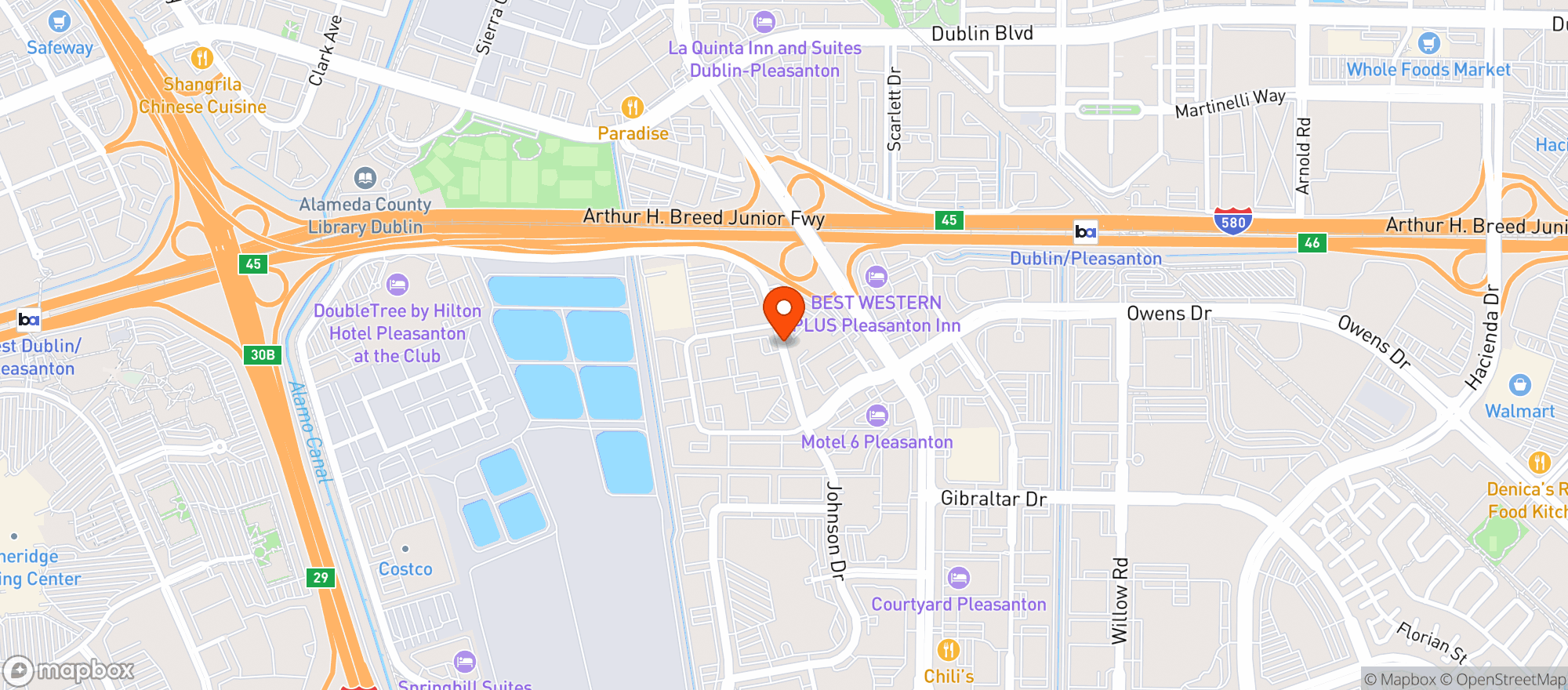 Map showing Smart & Final Extra