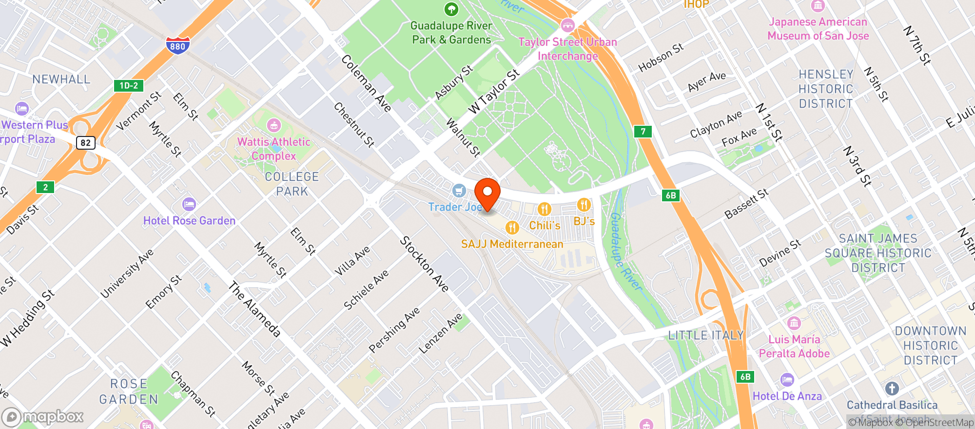 Map showing Sprouts Farmers Market