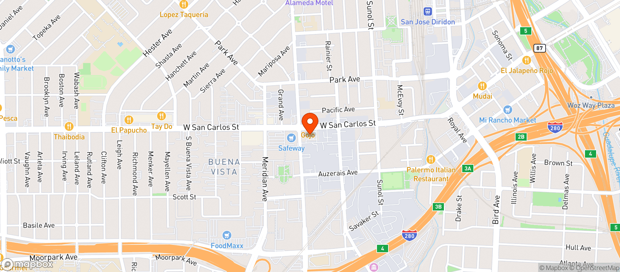 Map showing Smart & Final Extra #810
