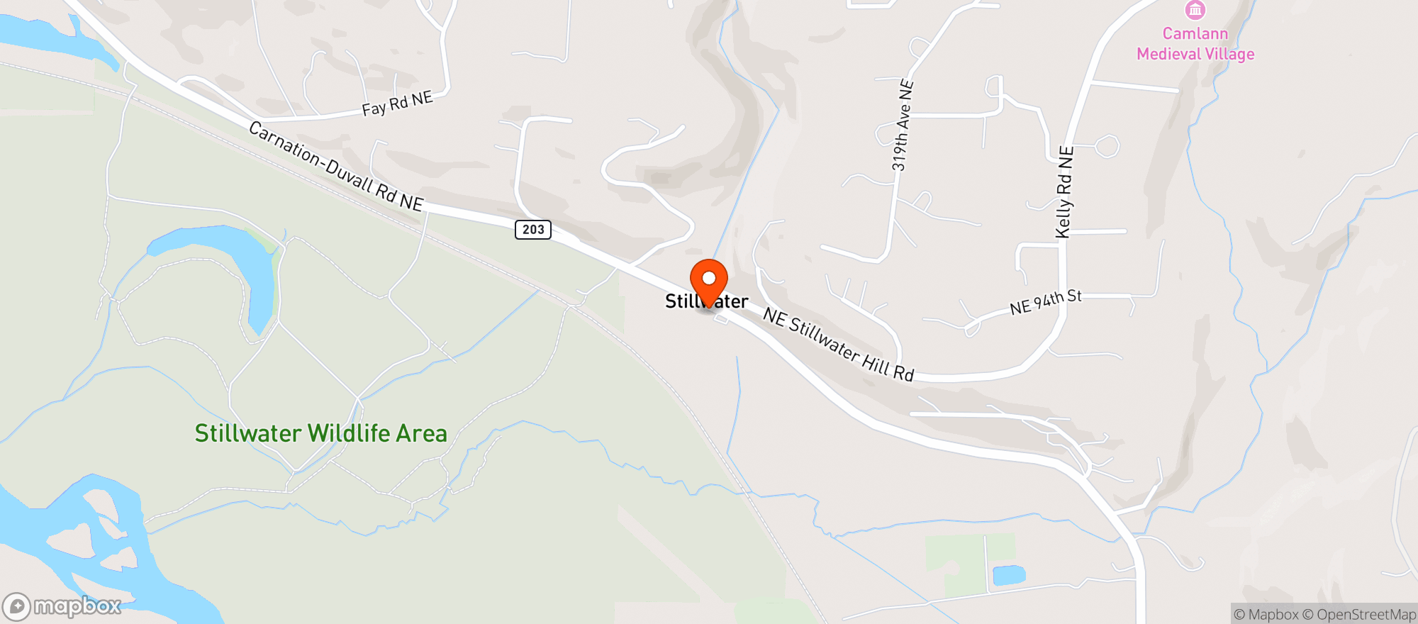 Map showing Stillwater Grocery