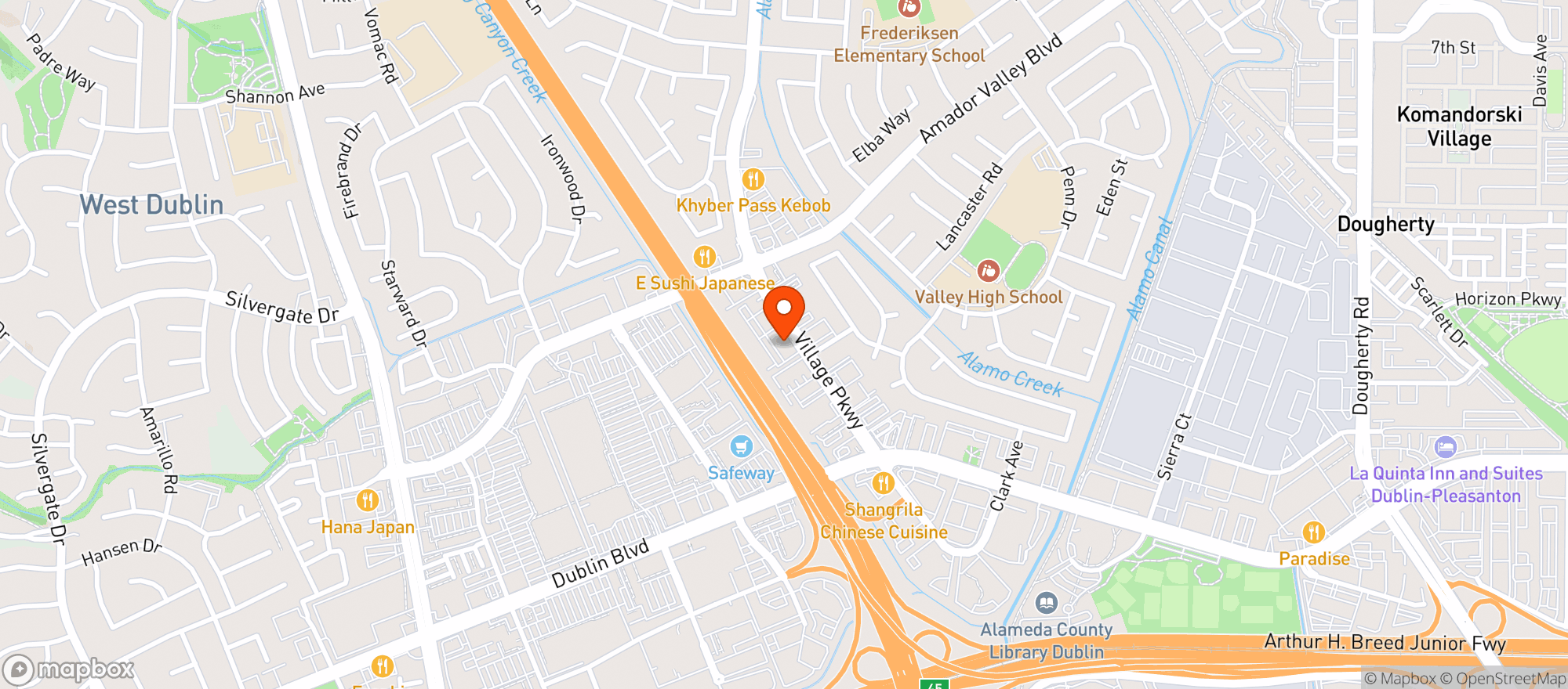 Map showing Three Sheets Craft Beer Bar