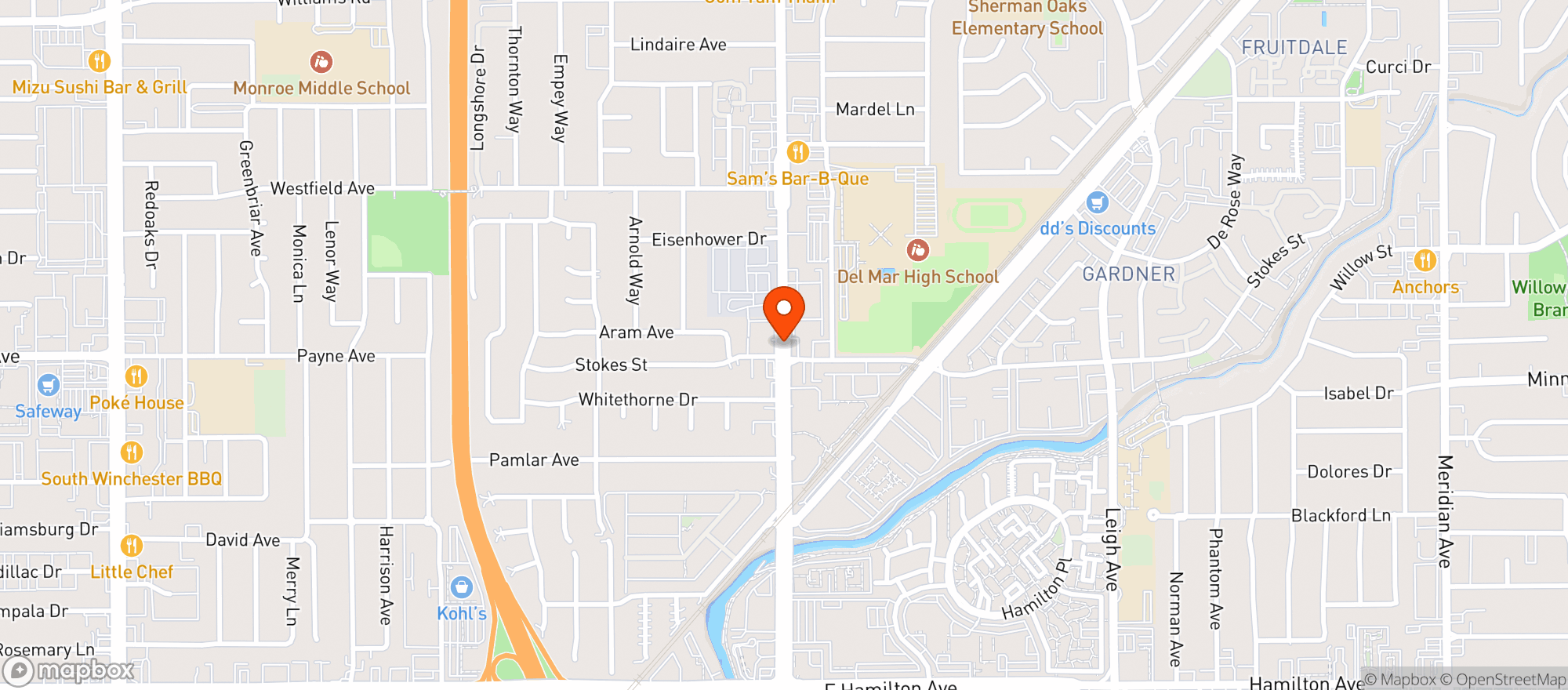 Map showing Hype Liquors